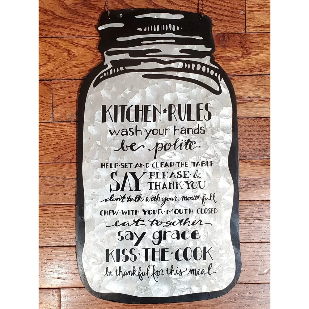 Metal Kitchen Rules Novelty 20